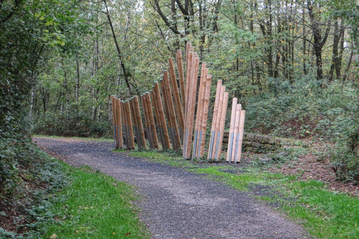 Sinuspergola auf der Halde Schwerin